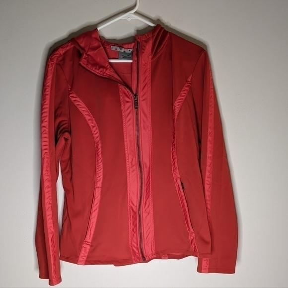 ATHLETA Verbier Hooded Jacket XL Rust Color - Picture 1 of 5